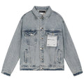 PURPLE BRAND x DENIM TEARS Co-Branded Vintage Washed Denim Jacket | Kanye West Same Style
