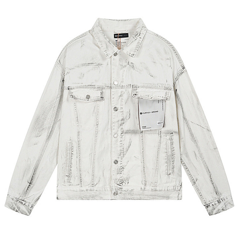 PURPLE BRAND x Denim Tears Vintage Washed Denim Jacket – Kanye Style