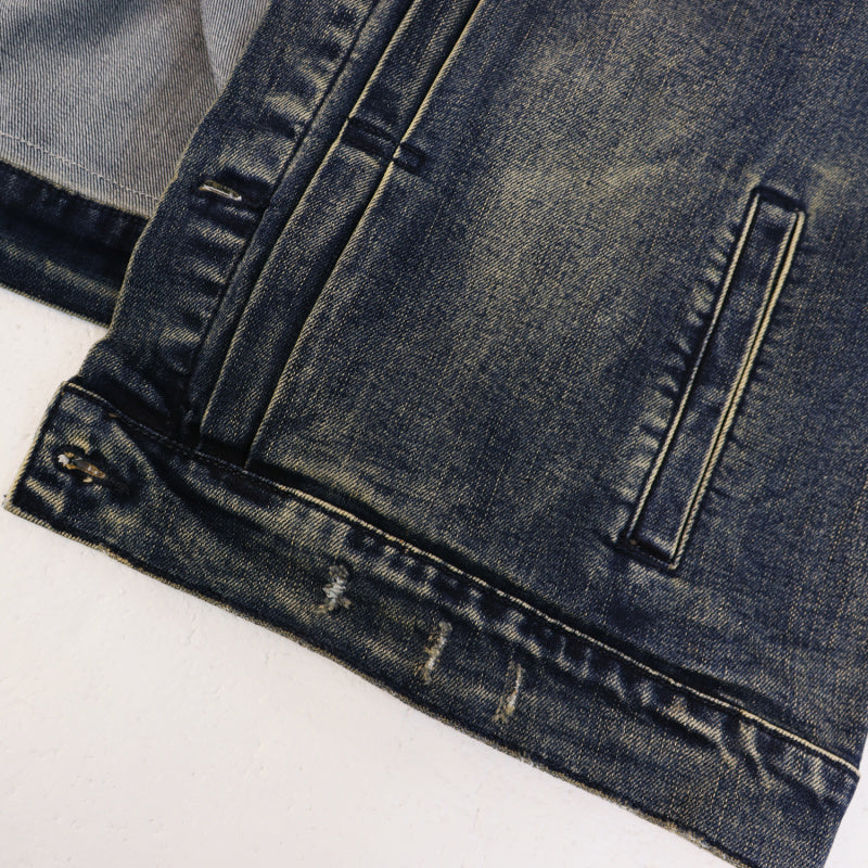PURPLE BRAND Vintage Washed Denim Jacket