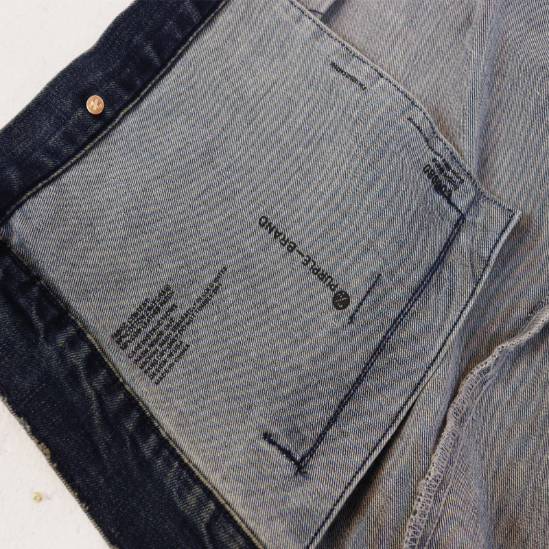 PURPLE BRAND Vintage Washed Denim Jacket